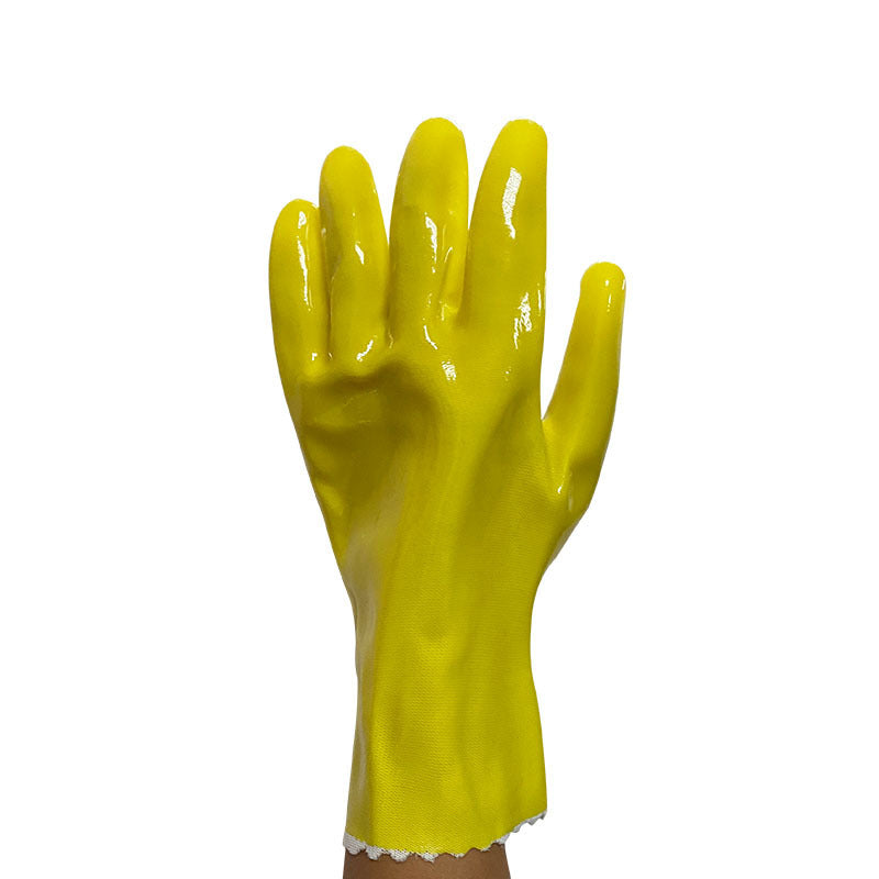 Acid and Alkali-resistant Dipped PVC Gloves