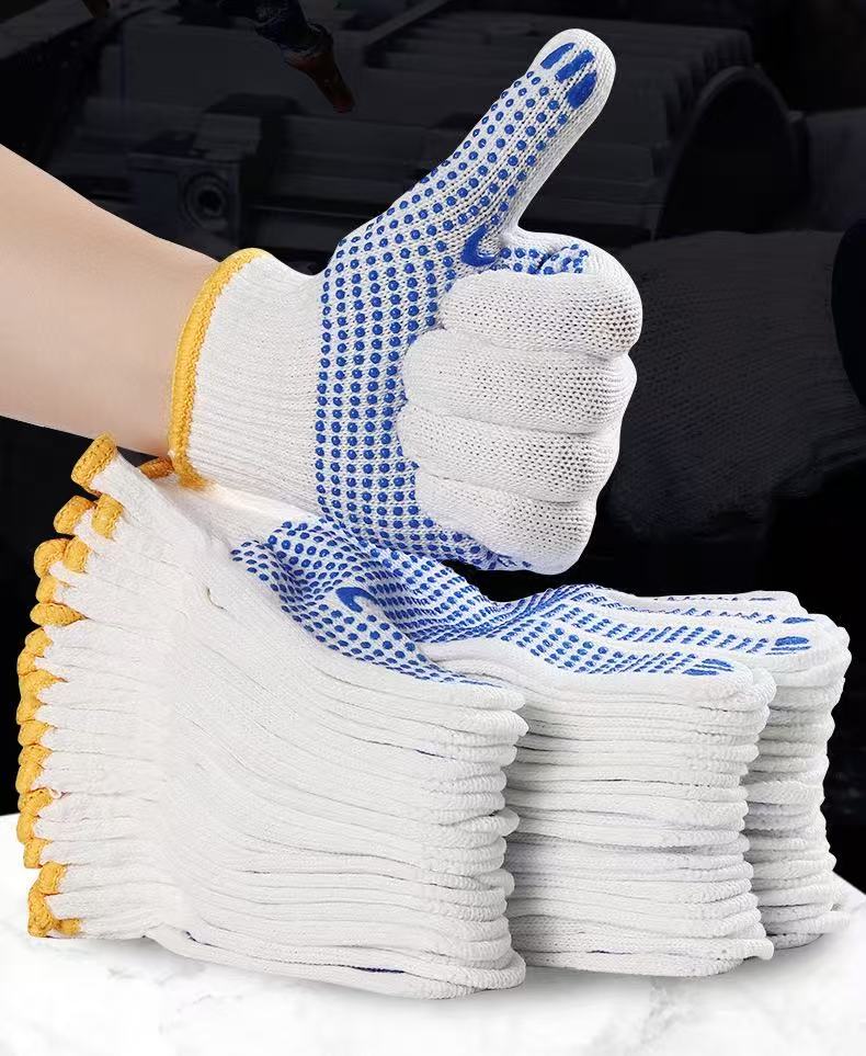 PVC Dotted Anti-Slip Gloves