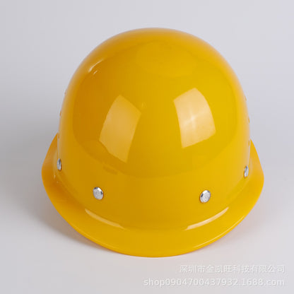 Dome-Type Steel-Riveted Safety Helmet