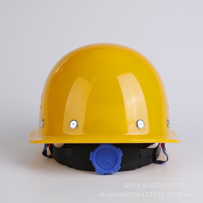 Dome-Type Steel-Riveted Safety Helmet